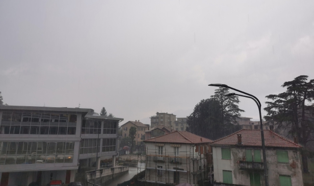 Il cielo sopra Varese alle 7 mattino di questo primo agosto
