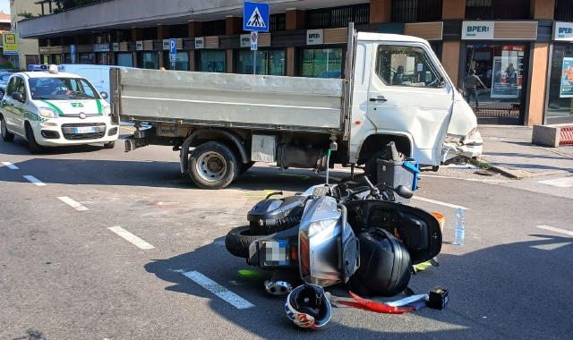 Scontro a Somma Lombardo: ferito 42enne