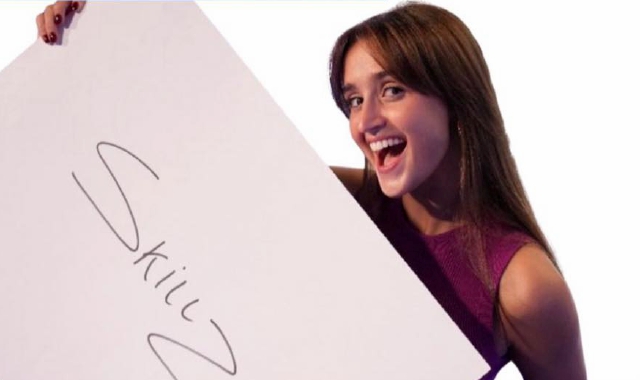 Martina Socrate nella locandina del programma SkillZ - competenze per il futuro