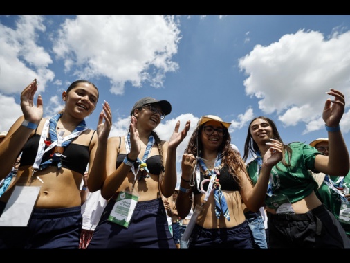 Papa Leone è arrivato a Tor Vergata