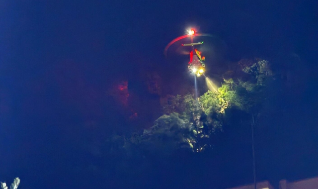 I soccorsi al turista americano