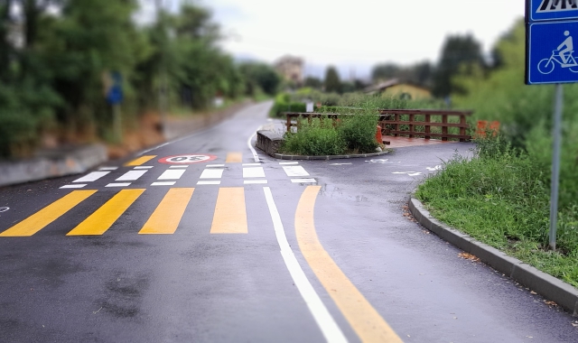 La riqualificazione di via Fornace col nuovo tratto di pista ciclabile