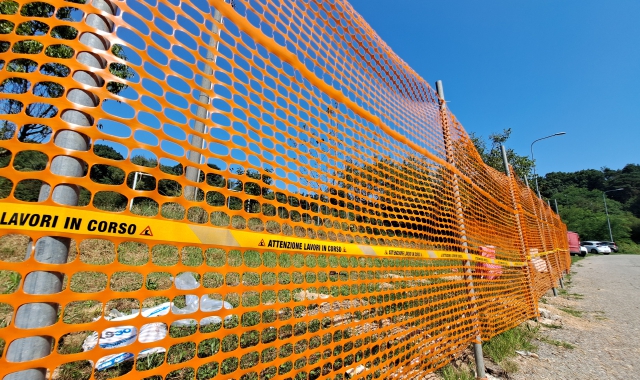 II cantiere del palazzetto