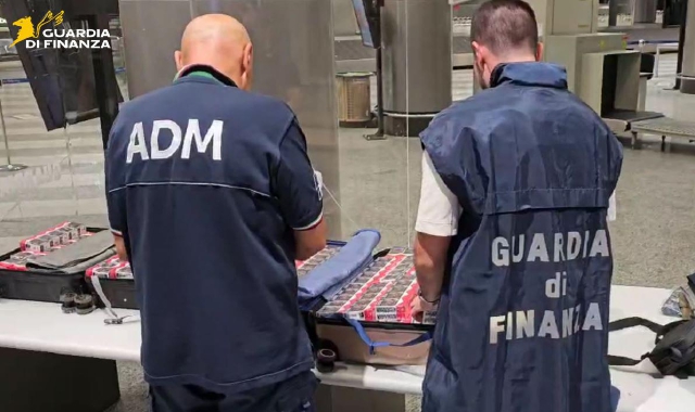 Contrabbando di sigarette: sequestro e denunce a Malpensa