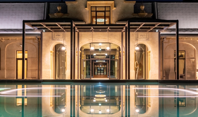 La parte esterna della nuova oasi di benessere situata in zona San Siro a Milano