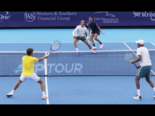 Tennis: Cincinnati, Musetti-Sonego ko in finale nel doppio