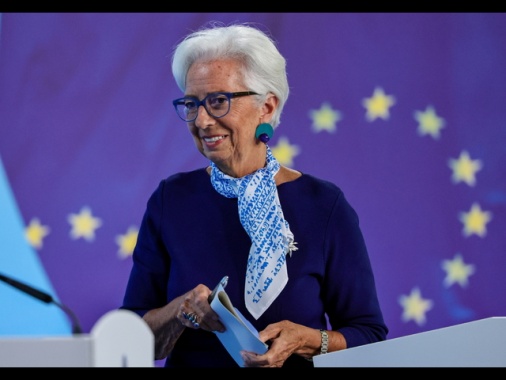 Lagarde, l'economia dell'area euro è in frenata con i dazi