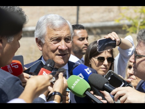 Tajani, garantire l'incolumità dei giornalisti a Gaza