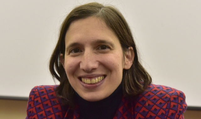 Elly Schlein a Varese nel 2023 (foto Blitz)