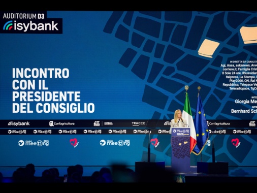 Meloni a San Patrignano, 'avrete sempre il sostegno del governo'