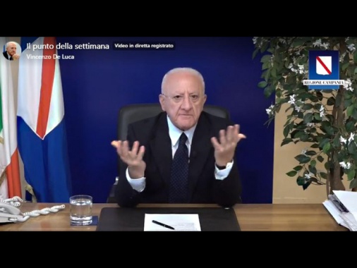 De Luca, priorità i programmi, dirò sempre ciò che penso