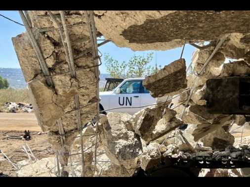 Unifil, attacco israeliano in Libano contro i caschi blu