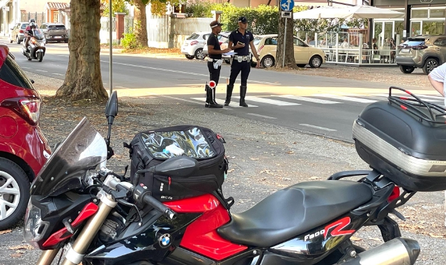 L’intervento sul luogo dell’incidente  (foto Domenico Ghiotto)