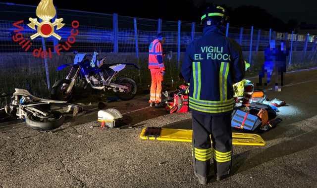 I soccorritori sul luogo della tragedia