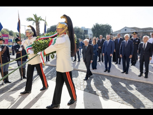 Mattarella a Porta San Paolo per anniversario Difesa di Roma