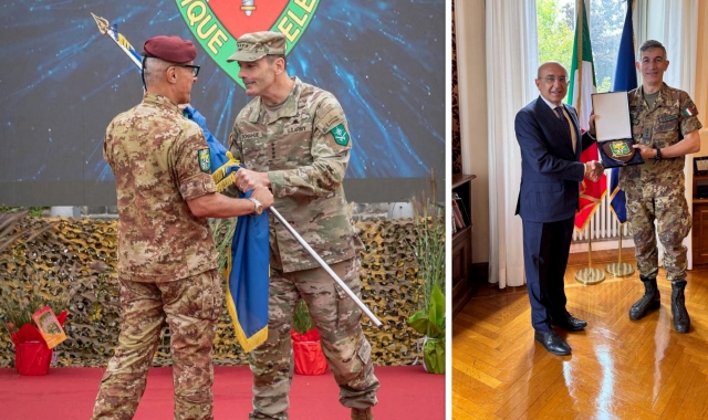 Carai al comando della caserma Nato di Solbiate Olona, D’Addario saluta