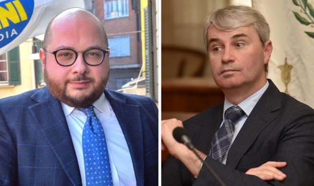 Marco Bordonaro e il sindaco Davide Galimberti