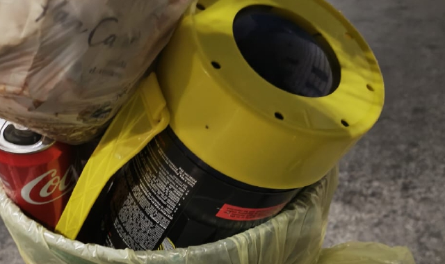 La bomboletta di protossido di azoto trovata in corso 25 Aprile a Gallarate