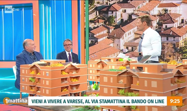 Mauro Vitiello nello studio di Unomattina