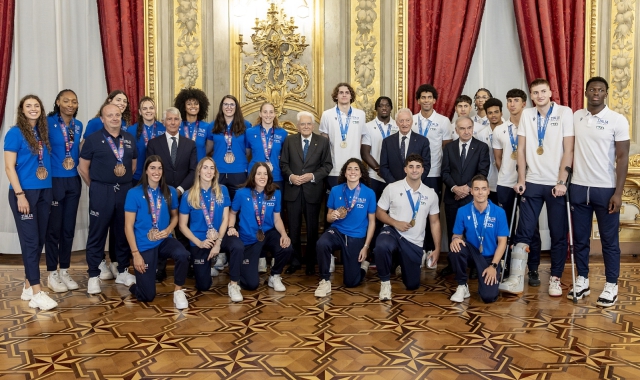 Mattarella applaude Assui e gli azzurrini