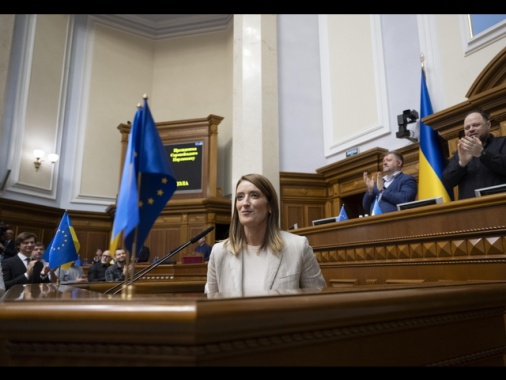 Metsola alla Rada, 'apriamo un ufficio del Pe a Kiev'