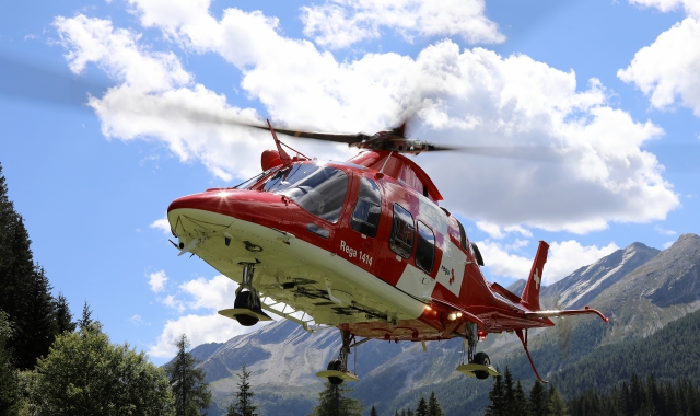 Sul posto è intervenuto l’elisoccorso della Rega  (foto Archivio)