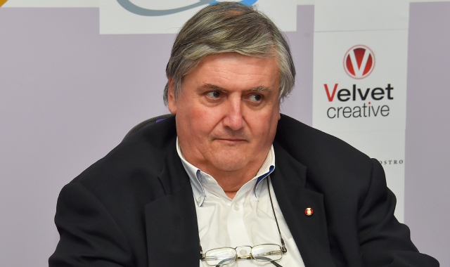 Eros Pogliani nel 2021 quando era direttore generale del Legnano (foto Pubblifoto)