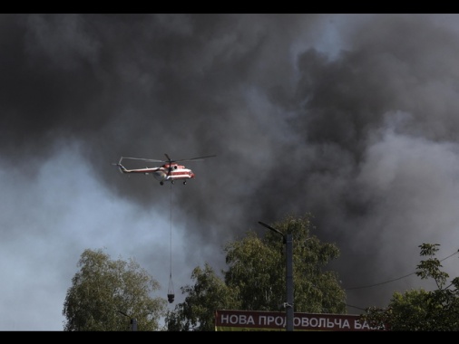 Nella notte attacchi di droni russi a Kiev e nella regione