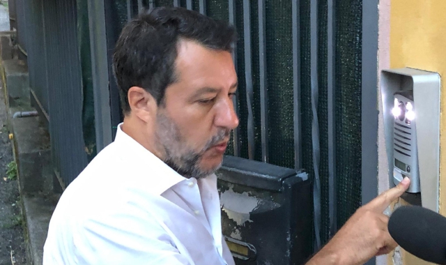 Matteo Salvini a Gemonio nel settembre 2024