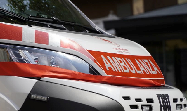 A prestare soccorso al 25enne i militi della Croce Rossa di Gallarate (foto Archivio)