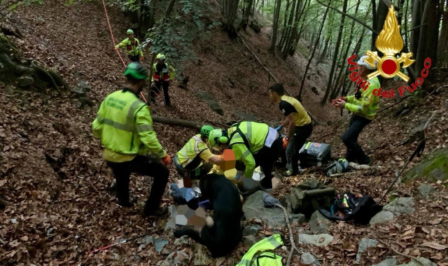 Uno degli interventi di soccorso effettuati venerdì
