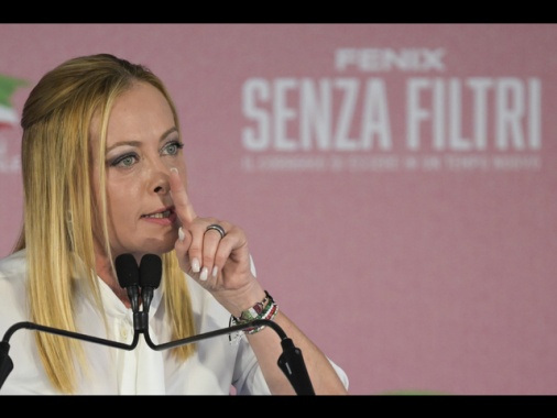 Meloni, altri sono cresciuti con l'idea di abbattere avversari
