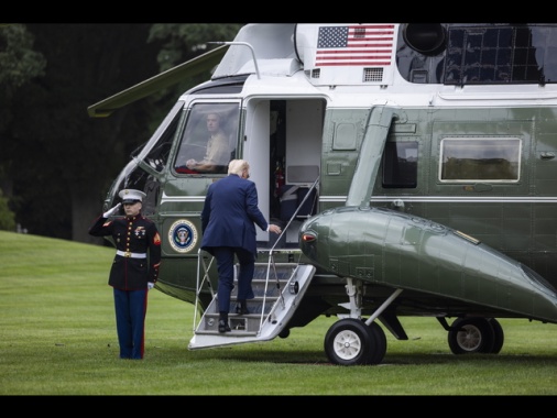 Trump è arrivato allo State Farm Stadium per Kirk