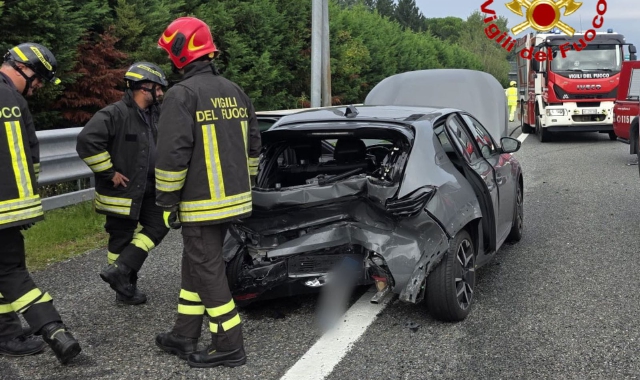 Incidente sulla A8, un ferito e code a Busto