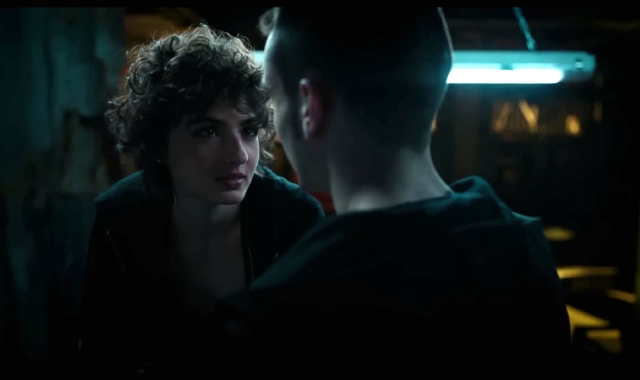 Tecla Insolia e Francesco Gheghi in una scena di “Familia”