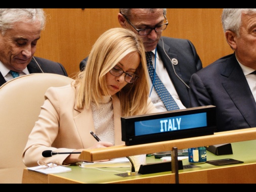 Meloni a Onu, 'pace, dialogo, diplomazia non vincono più'