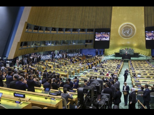 Fischi, proteste e applausi per Netanyahu a assemblea Onu