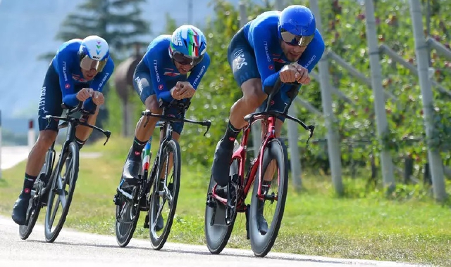 Europei, Ganna d’argento con la staffetta mista