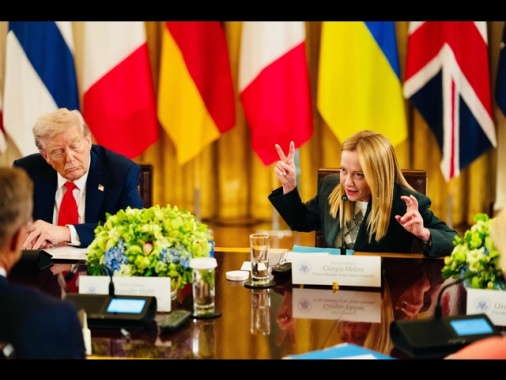 Meloni, non va sprecata l'opportunità del piano di Trump