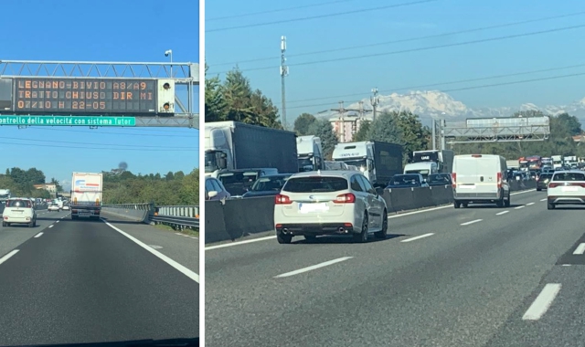 A8, la coda infinita: è un calvario quotidiano