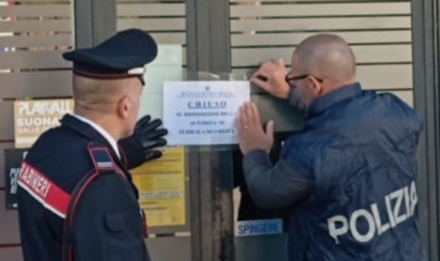 Spari a Cavaria, bar chiuso 20 giorni