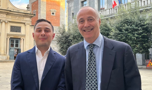 Daniele Parisi, team leader Mac Insubria, con Edoardo Buccianti del team giovani