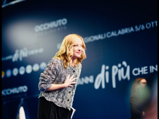 Meloni, pace grazie a Trump, non a Albanese, Landini o Greta