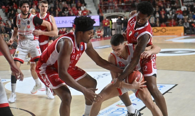 Librizzi nel match dello scorso campionato quando Varese superò Milano