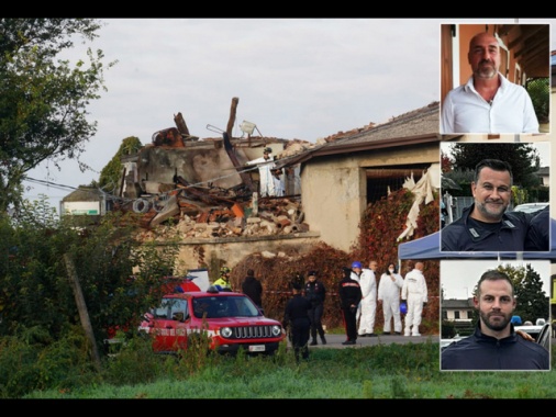 Piantedosi, esplosione per saturazione gas, innesco volontario