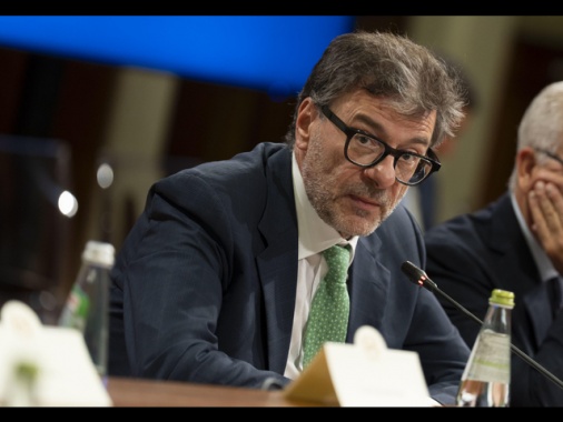 Giorgetti, 'G7 su Kiev? Servono soldi e deve metterli l'Ue'