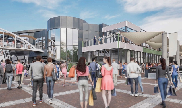 Il rendering del nuovo centro