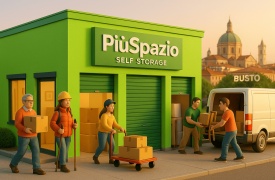 A Busto Arsizio arriva il mondo del deposito fai da te: PiùSpazio Self Storage 1