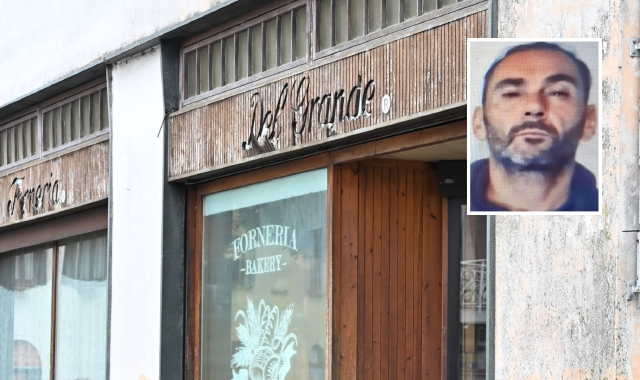 La forneria Del Grande a Cadrezzate con Osmate (foto Angelo Puricelli). Nel riquadro, Elia Del Grande in una foto recente