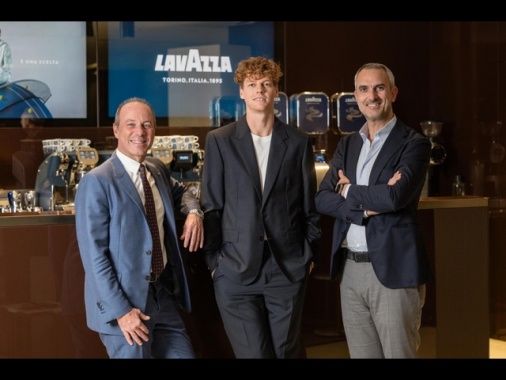 Lavazza tifa Sinner, orgoglio vederlo al vertice del tennis